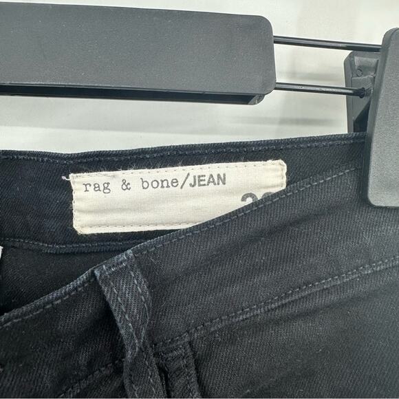 Rag & Bone | Nina Mid-Rise Skinny In No Fade Black Size 28 - Picture 6 of 8